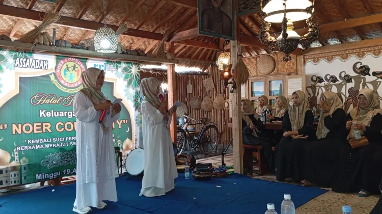 Rajut Keberkahan, Noer Community Gelar Halal Bi Halal di Warung Marsiti Malang