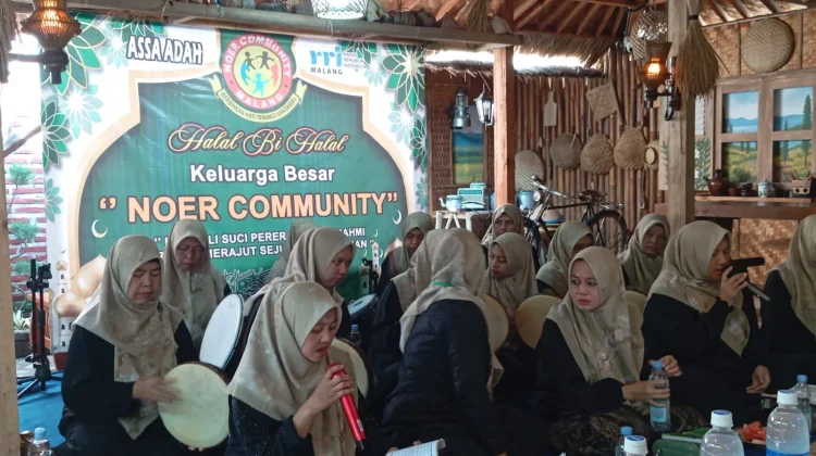 Rajut Keberkahan, Noer Community Gelar Halal Bi Halal di Warung Marsiti Malang