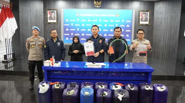 Polresta Malang Kota Ungkap Dua Kasus Penyalahgunaan BBM Subsidi