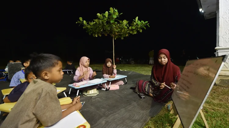 Karang Taruna Desa Alastlogo Bangun Bimbel Gartis, Ajari Anak Semangat Sekolah