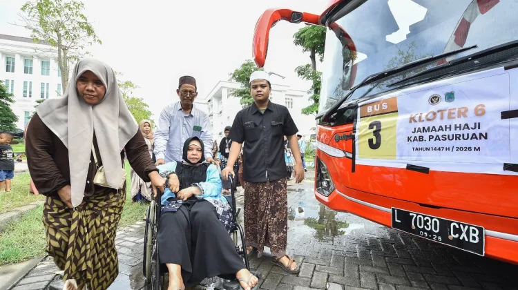 1634 Warga Kabupaten Pasuruan Berangkat Haji