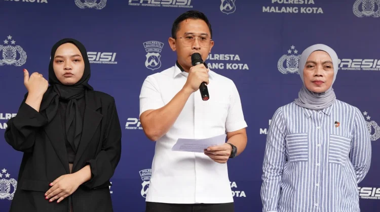 Polresta Malang Kota Ungkap Kasus Pembuangan Bayi