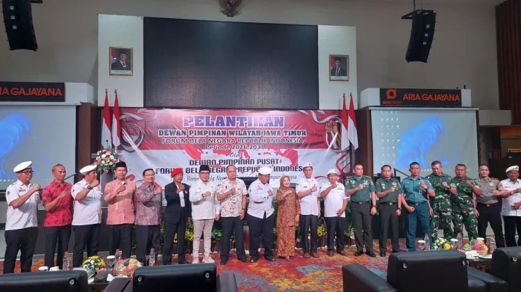 Pelantikan DPW FBN-RI Jatim Perkuat Nasionalisme