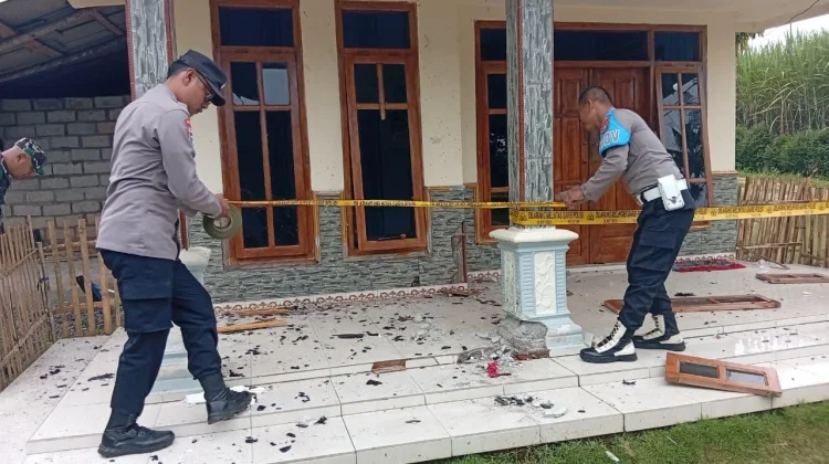 Rumah Petani di Bantur Malang Rusak akibat Ledakan Diduga Bom Ikan