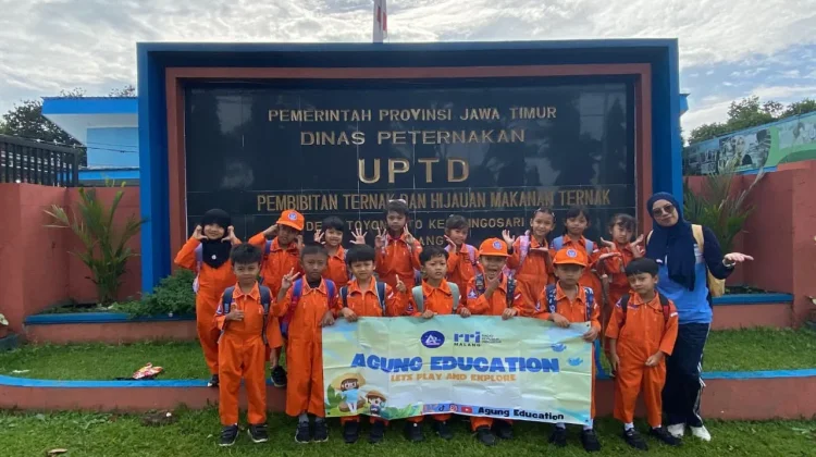 Keseruan TK Angkasa 2 Belajar di Alam Bersama Agung Edukasi