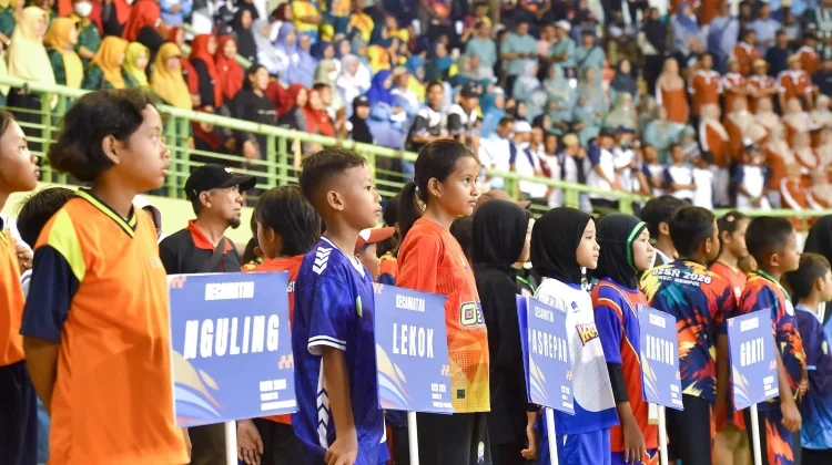 Ratusan Siswa SD se-Kabupaten Pasuruan Ikuti 02SN