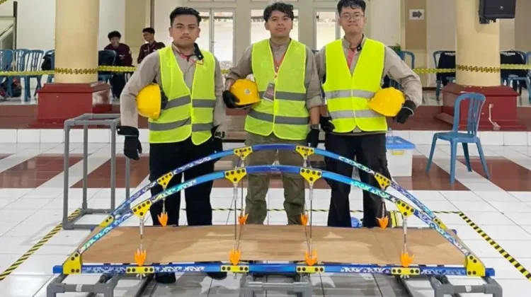Mahasiswa UM Borong Juara di Lomba Jembatan Nasional 2026