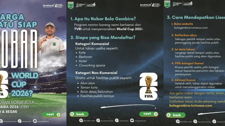 Pemkot Batu Sosialisasikan Nobar Piala Dunia 2026 Berlisensi