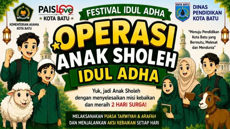 Dinas Pendidikan Kota Batu Gelar Festival Iduladha Operasi Anak Sholeh