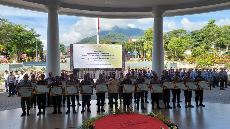 HUT Satpol PP dan Satlinmas, Plt Wali Kota Batu Tekankan Pelayanan Humanis