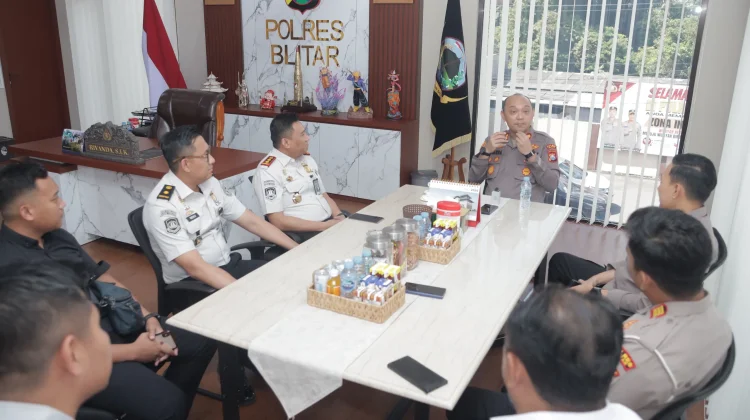 Polres Blitar Perkuat Sinergi Bersama Kantor Imigrasi Kediri Melalui Audiensi