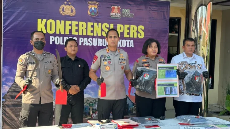 Satreskrim Polres Pasuruan Kota Sukses Ungkap 2 Kasus Kejahatan Jalanan