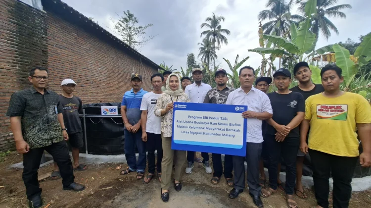 Pokmas Barokah Ngajum Terima Bantuan 10 Kolam Bioflok,Genjot Produktivitas Lele