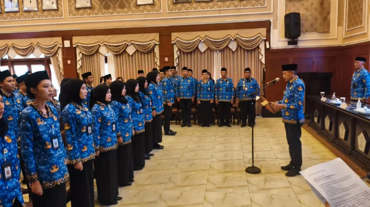 Disumpah, Puluhan ASN dan Pejabat Fungsional Pemkot Malang Diminta Akselerasi