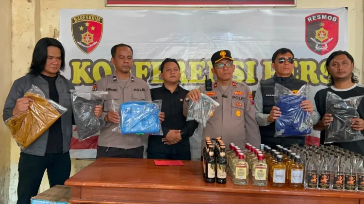 Polsek Purworejo Tangkap 2 Pelaku Pencuri Timah Pemberat Jaring Nelayan
