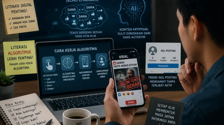 Literasi Digital Saja Tidak Cukup, Pahami Cara Kerja Algoritma!