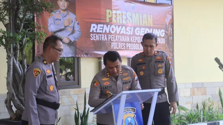Polres Probolinggo Resmikan Gedung SPKT Baru, Tingkatkan Kualitas Pelayanan