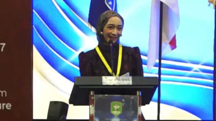 Jessica Wakili Siswa SMPN 26 Malang di Pelepasan “Beyond The Horizon”