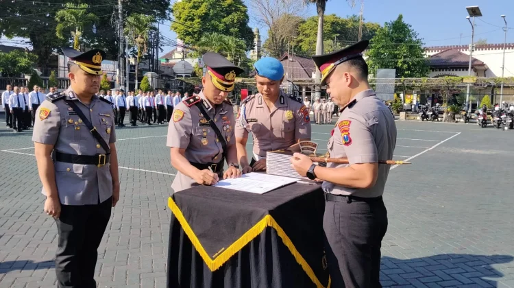 Gerbong Mutasi Besar-besaran Polres Malang, Kompol Fahmi Resmi Jabat Wakapolres