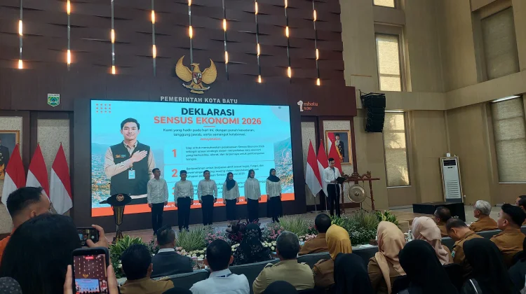 BPS Kota Batu Lepas Petugas Sensus Ekonomi 2026