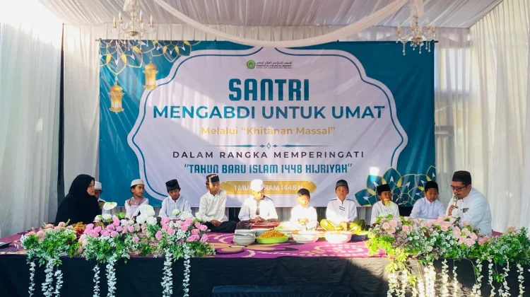 Peringati 1 Muharam, Ponpes Al Falah Al Makky Gelar Khitan Massal