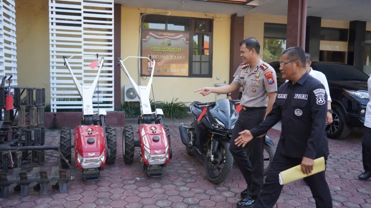 Dua Pelaku Pencurian Traktor di Gudang DKP3 Kota Probolinggo Ditangkap