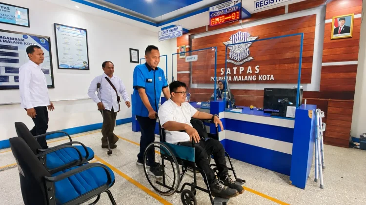 Polresta Malang Kota Prioritaskan SIM Difabel untuk Driver Ojek Online