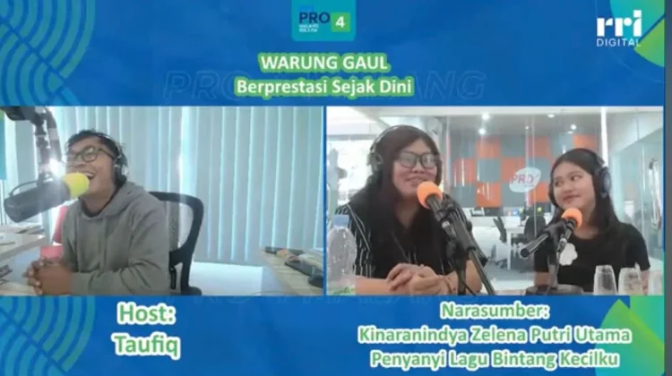 Kinaranindya Zelena Putri Utama, Penyanyi Cilik yang Tekun Mengejar Mimpi
