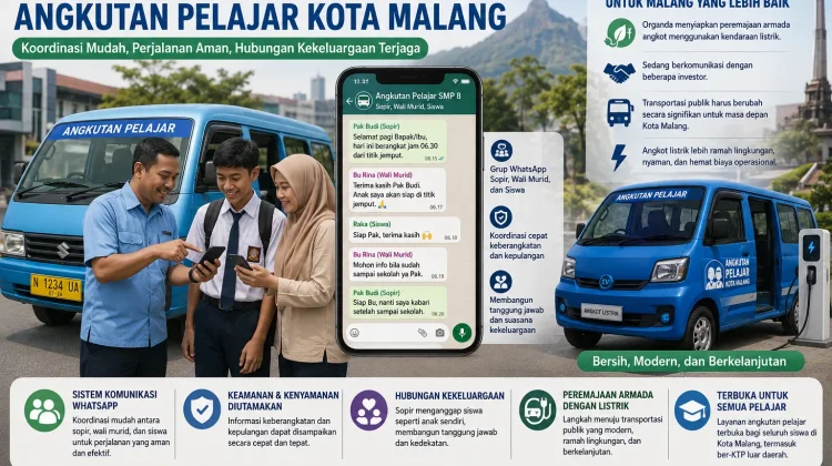 Organda Malang Siapkan Grup WhatsApp dan Dorong Peremajaan Angkot Listrik