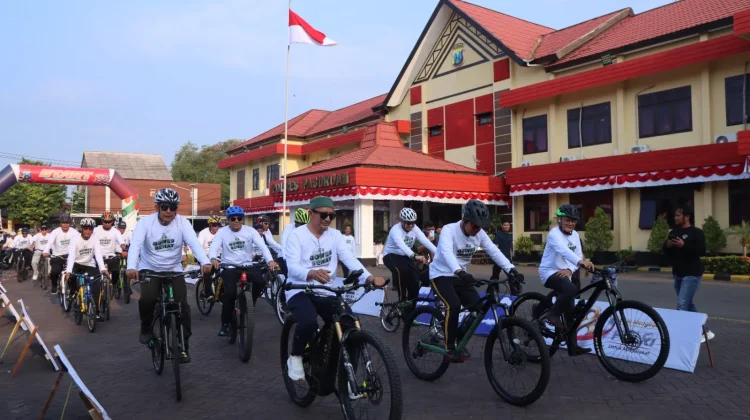 Gowes Sehat, Cara Forpimda Kabupaten Pasuruan Jaga Harmonisasi dan Sinergitas