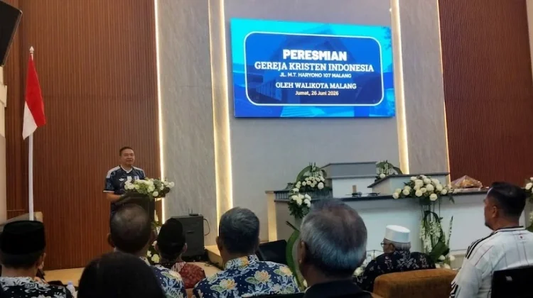 Wali Kota Resmikan GKI MT Haryono Malang