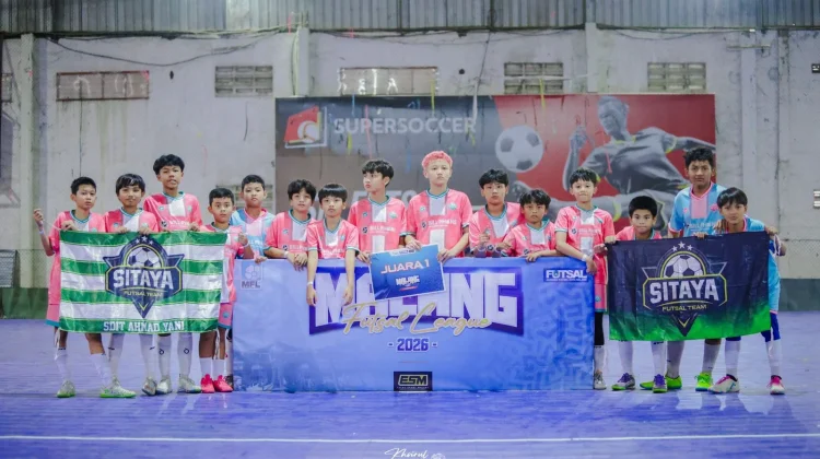 SITAYA FC Juara Malang Futsal League 2026 Kategori U-13