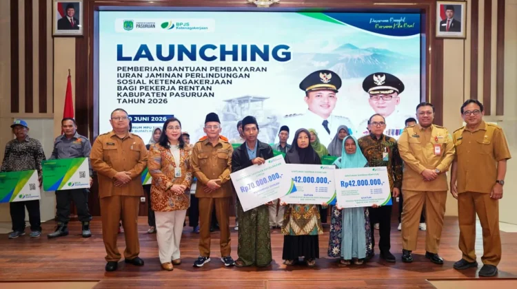 Program Iuran Jampersos Pekerja Rentan di Kabupaten Pasuruan Diluncurkan