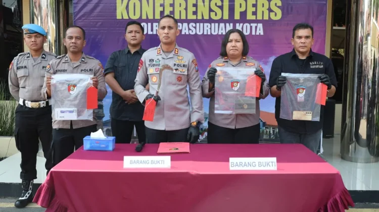 Buron Setahun, Satreskrim Polres Pasuruan Kota Ringkus 2 Begal Sadis