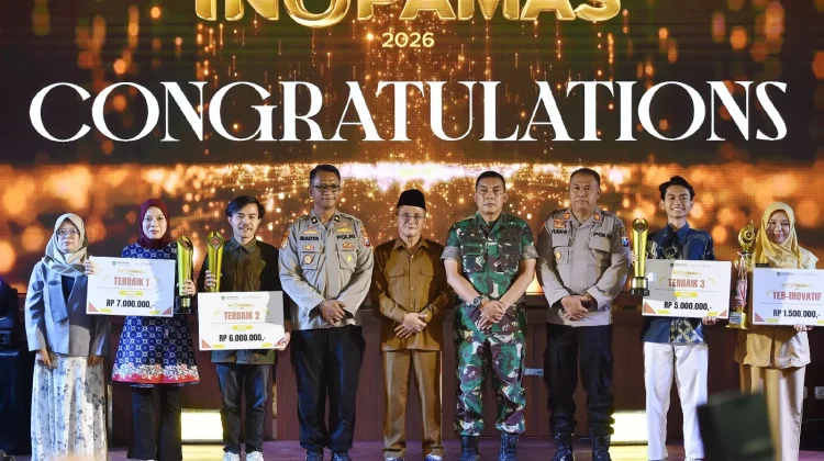 Wabup Pasuruan Serahkan Hadiah Pemenang Lomba INOPAMAS 2026