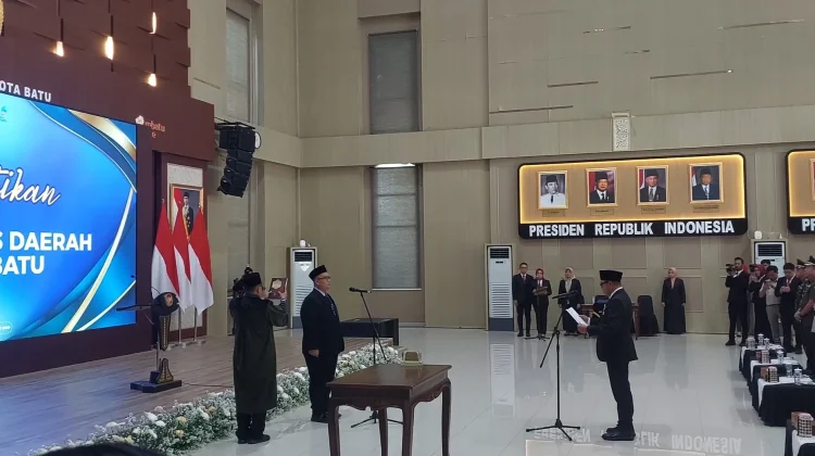 Alfi Nurhidayat Resmi Dilantik sebagai Sekda Kota Batu