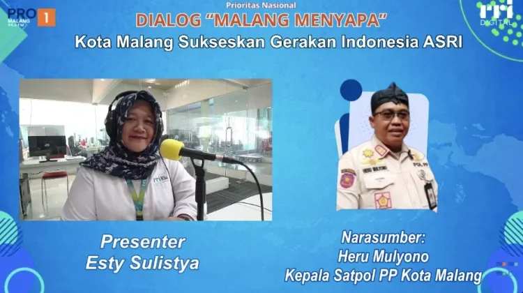 Sukseskan Gerakan Indonesia ASRI, Satpol PP Kota Malang Kedepankan Edukasi