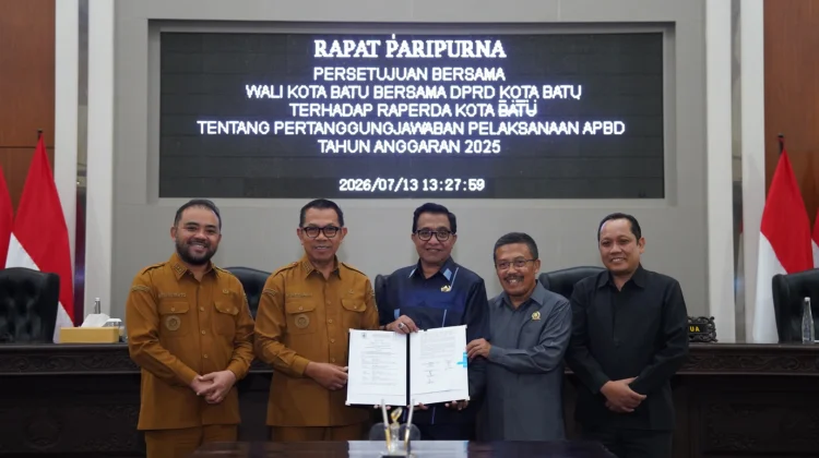 Pemkot Batu dan DPRD Sepakati Raperda Pertanggungjawaban APBD 2025
