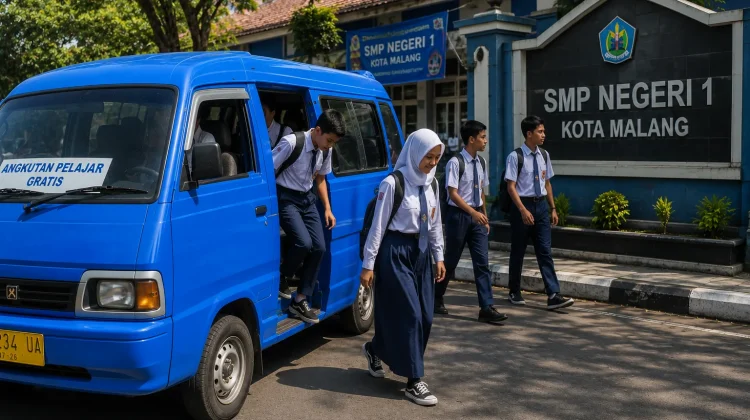 Tak Perlu Daftar, Angkutan Pelajar Kurangi Macet dan Penggunaan Motor Siswa
