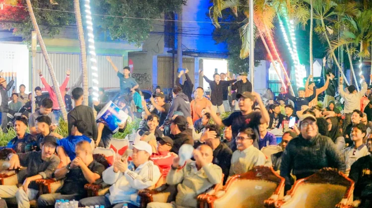 Argentina Lolos ke Final, Nobar Pildun di Kota Probolinggo Disambut Antusias Warga