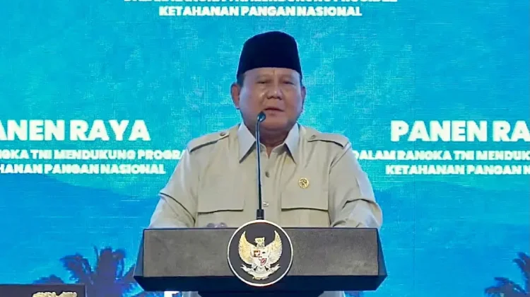 Prabowo Klaim Indonesia Capai Swasembada Pangan