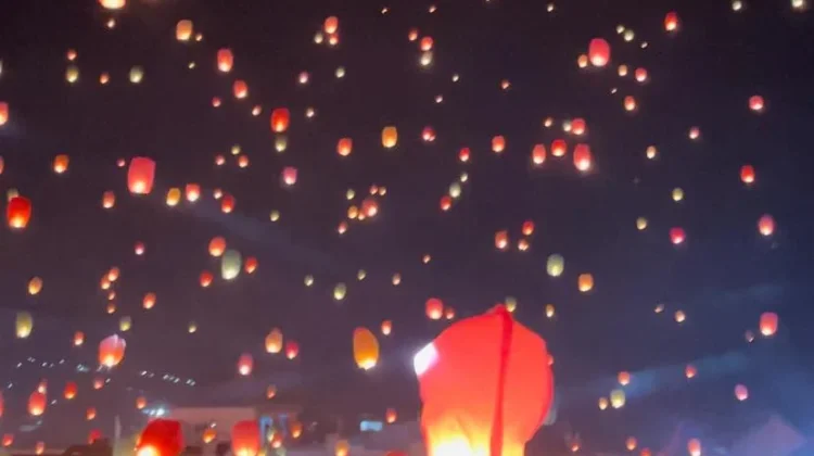 Dworowati Lantern Festival Meriahkan HUT Ke-184 Desa Ngabab Pujon Malang