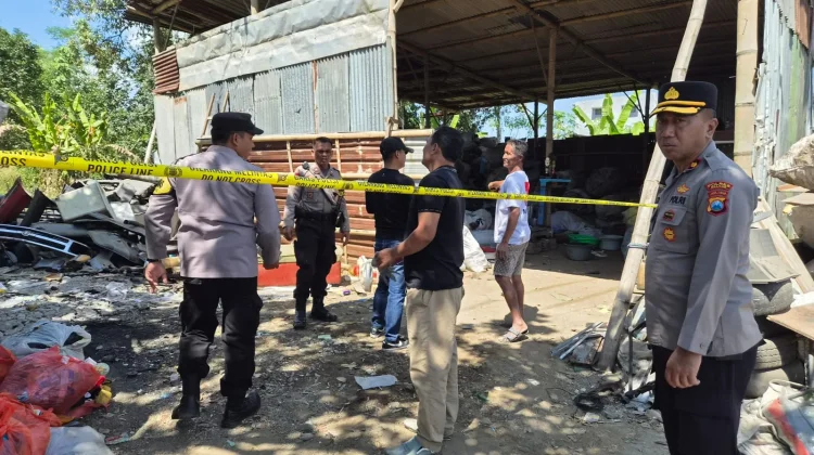 Geger Penemuan Mortir di Gudang Besi Tua Malang, Tim Gegana Turun Tangan