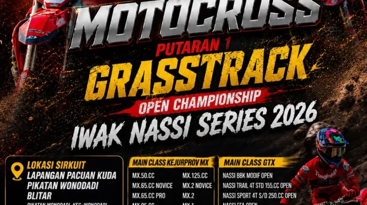 Kejurprov Jadi Fondasi Regenerasi Pembalap Motocross Nasional