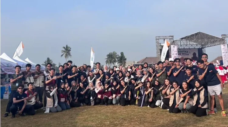 Ratusan Mahasiswa UB Semarakkan Exotika Fun Walk Poncokusumo