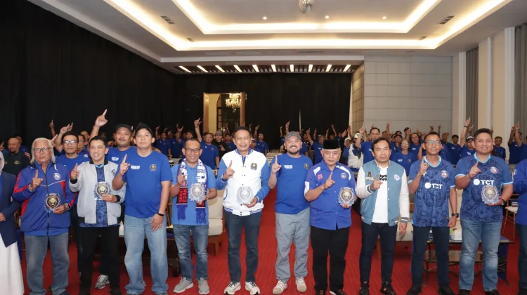 Ajak Jaga Kondusivitas, Kapolres Malang Hadiri Pelantikan Pengurus Aremania Utas
