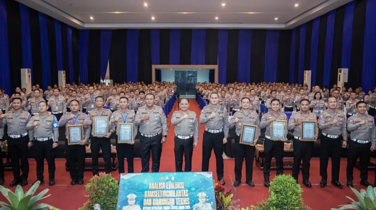 Satlantas Polres Malang Juara 1 Ramp Check se-Jatim
