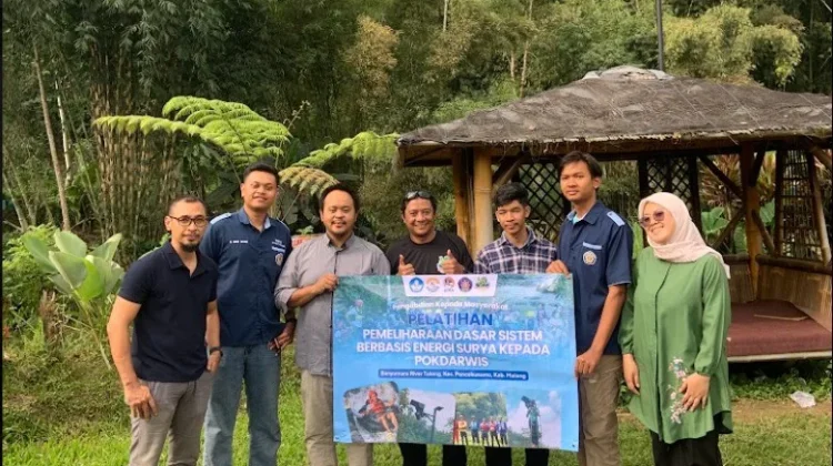 Polinema Perkuat Pengawasan Banyumaro River Tubing dengan CCTV Surya