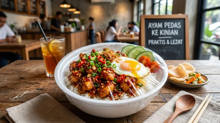 Rice Bowl Ayam Pedas Kekinian Praktis untuk Menu Keluarga