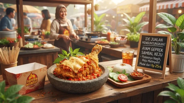 Ayam Geprek Sambal Keju Jadi Ide Jualan Menguntungkan